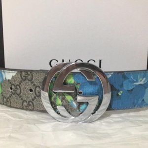 Gucci Bloom Monogram Beige Belt